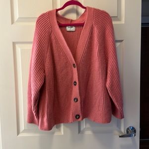 Old Navy pink cardigan, size 3X